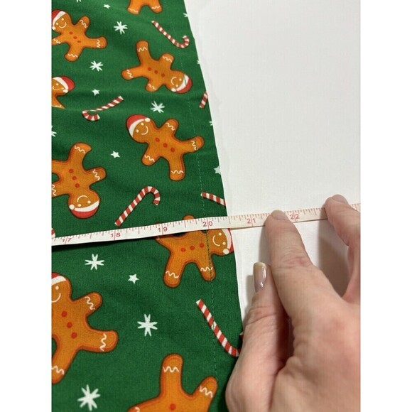 ModCloth Dress Green Brown Gingerbread Print 6 Peter Pan Collar Tags Still On - Picture 10 of 16